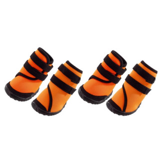 Ferplast Trekking Shoes Защитная обувь для собак с антискользящей подошвой (Orange L)