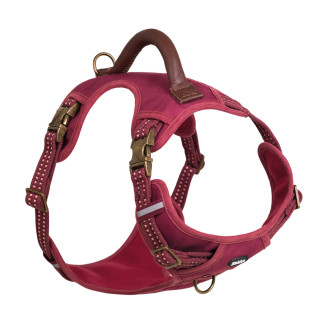 Nobby Sporty No-Pull Harness Профессиональная анатомическая шлея с нагрудным кольцом и ручкой для собак (Red M)