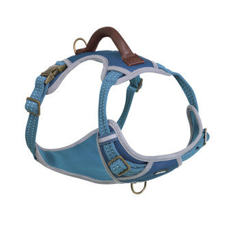 Nobby Sporty No-Pull Harness Профессиональная анатомическая шлея с нагрудным кольцом и ручкой для собак (LBlue M)