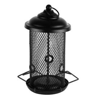 Nobby Feeder Уличная подвесная металлическая кормушка для диких птиц (1,5 л - Ø 19 x 26,5 см)