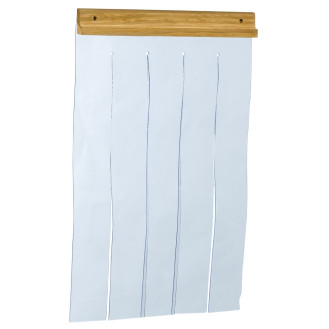 Ferplast Kennel Door Прозрачные дверки-шторки к сосновым будкам для собак Domus та Baita (Medium)