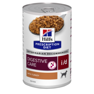 Hill's Prescription Diet i/d Digestive Care Лечебная консерва с индейкой для собак при заболеваниях желудочно-кишечного тракта (370 г)