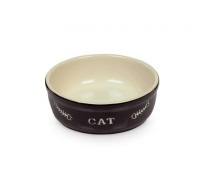 Cat bowl black