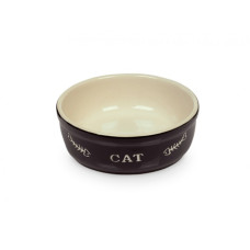 Cat bowl black