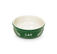 Cat bowl green