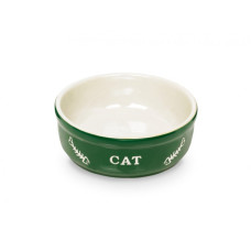 Cat bowl green