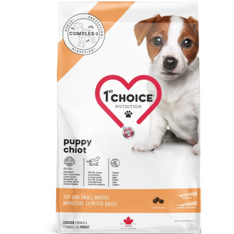 1st Choice Toy & Small Puppy Сухий корм з куркою для цуценят маленьких порід віком від 2 до 10 місяців