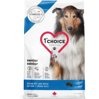 1st Choice Medium & Large Senior Сухий корм з куркою для літніх собак середніх та великих порід віком від 6 років
