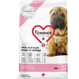 1st Choice Sensitive Skin & Coat Puppy Сухий корм з ягням та рибою для цуценят з чутливою шкірою та шерстю