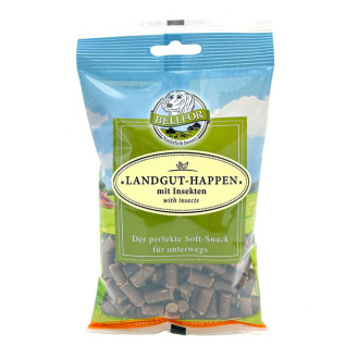 Bellfor Landgut-Happen Insects Беззерновые мягкие лакомства для собак Мясная закуска на основе белка насекомых