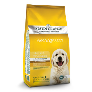 Arden Grange Weaning Puppy Fresh Chicken & Rice Сухий поживний корм для цуценят та годуючих зі свіжою куркою та рисом