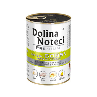 Dolina Noteci Premium Adult Goose & Potatoes Безглютенова консерва для собак з Гусаком та Картоплею