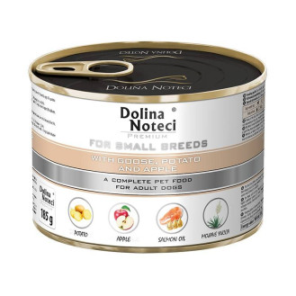 Dolina Noteci Premium Small Breeds Adult Goose Беззерновая консерва для маленьких собак с Гусем, Картофелем и Яблоками