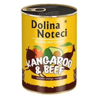 Dolina Noteci Superfood Kangaroo & Beef Беззерновая консерва для собак с мясом Кенгуру и Говядиной