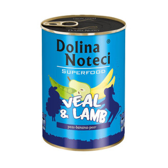 Dolina Noteci Superfood Veal & Lamb Беззерновая консерва с Телятиной и Ягнёнком