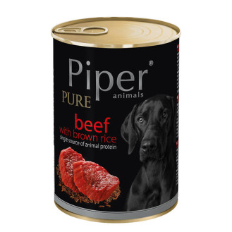 Dolina Noteci Piper Platinum Pure Beef & Brown Rice Безглютенова консерва для собак з Яловичиною та Коричневим Рисом