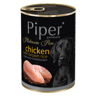 Dolina Noteci Piper Platinum Pure Chicken & Brown Rice Безглютеновая консерва для собак с Курицей и Коричневым Рисом