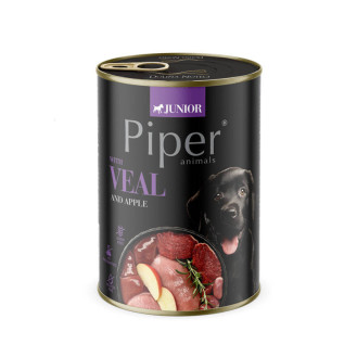 Dolina Noteci Piper Junior Grain Free Veal & Apple Беззернова консерва для цуценят з Телятиною та Яблуками