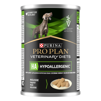 Purina Pro Plan Veterinary Diets HA Hypoallergenic Консерва лечебная для собак для снижения признаков аллергических реакций (400 г)