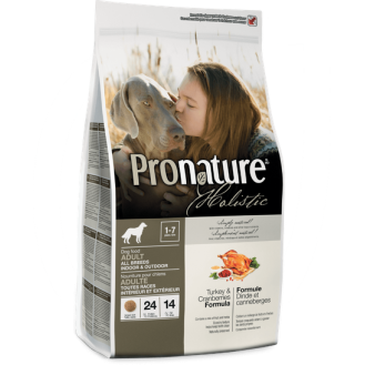 Pronature Holistic Dog Adult Indoor & Outdoor Сухий корм з індичкою та журавлиною для дорослих собак усіх порід