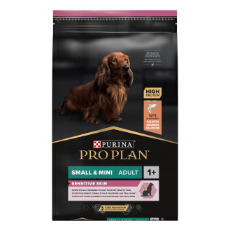 Purina Pro Plan Small & Mini Sensitive Skin Adult 1+ Salmon Сухой корм с лососем для собак маленьких пород с чувствительной кожей (7 кг)