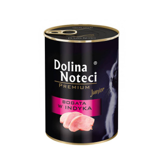 Dolina Noteci Premium Cat Junior Turkey Безглютеновая консерва для котят с Индейкой