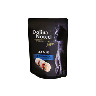 Dolina Noteci Premium Cat Junior Cod & Sardine Безглютеновий вологий корм для кошенят з Тріскою та Сардиною