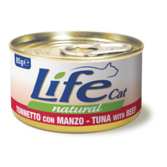 Life Cat Natural Tuna & Beef Консерва для кошек Тунец с Говядиной