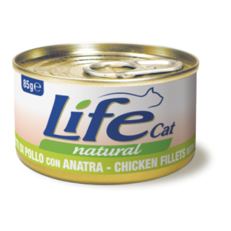 Life Cat Natural Chicken Fillets & Duck Консерва для кішок Курка з Качкою