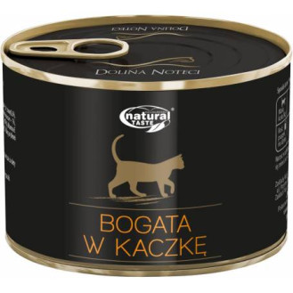 Dolina Noteci Natural Taste Cat Duck Консерва для кошек с мясными кусочками Утки