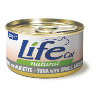 Life Cat Natural Tuna & Small Anchovies Консерва для котів Тунець з Анчоусами