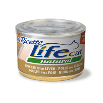 Life Cat Natural Chicken & Liver Консерва для кішок Курка з Печінкою та Морквою