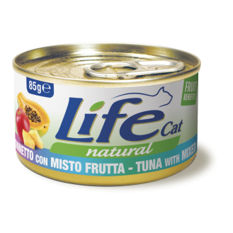 Life Cat Natural Tuna & Fruit Mix Консерва для кошек Тунец с Фруктовым миксом