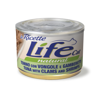 Life Cat Natural Tuna, Clams & Shrimps Консерва для кішок Тунець з Мідіями та Креветками