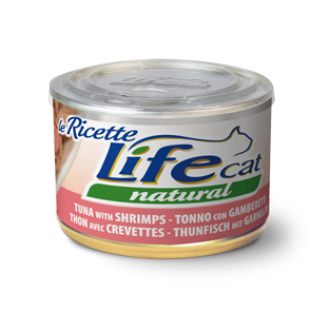 Life Cat Natural Tuna & Shrimps Консерва для кошек Тунец с Креветками