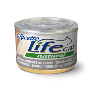 Life Cat Natural Tuna, Anchovies & Surimi Консерва для кошек Тунец с Анчоусами и Сурими