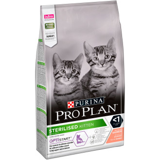 Purina Pro Plan Sterilised Kitten Salmon Сухий корм з лососем для стерилізованих кошенят віком від 6 місяців