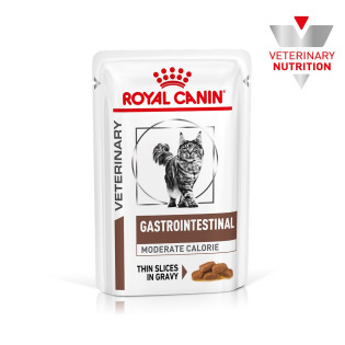 Royal Canin Veterinary Gastrointestinal Moderate Calorie s/o index Вологий лікувальний корм для дорослих кішок при порушеннях травлення