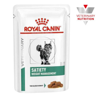 Royal Canin Veterinary Satiety Weight Management s/o index Влажный лечебный корм в соусе для взрослых котов с лишним весом