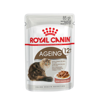 Royal Canin Ageing 12+ Gravy Влажный корм в соусе для пожилых кошек в возрасте от 12 лет