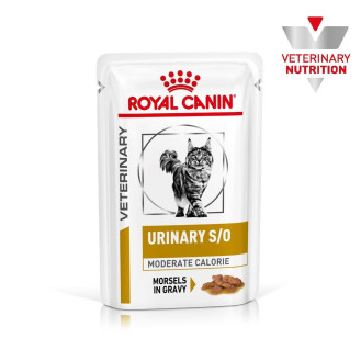 Royal Canin Veterinary Urinary S/O Moderate Calorie Влажный лечебный низкокалорийный корм для взрослых котов с мочекаменной болезнью