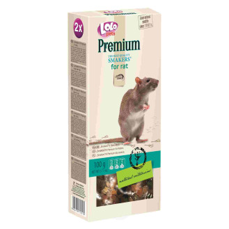 LoLo Pets Smakers Premium Rat Лакомство для крыс с натуральными витаминами