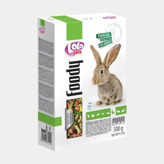 LoLo Pets Foody Rabbit Повнораційний корм для кроликів з натуральними вітамінами