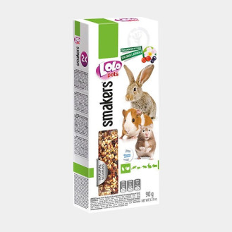 LoLo Pets Smakers Rodents & Rabbit Forest Fruits Ласощі для гризунів та кроликів з лісовими ягодами