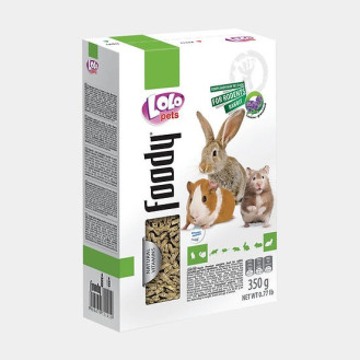 LoLo Pets Foody Rodents & Rabbit Lucerne Повнораційний корм для кроликів та гризунів з люцерною