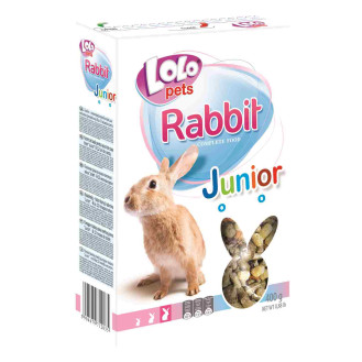 LoLo Pets Rabbit Junior Повнораційний корм для кроликів віком від 8 місяців