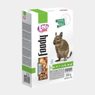 LoLo Pets Foody Degu Полнорационный корм для дегу с натуральными витаминами