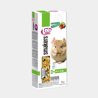 LoLo Pets Smakers Chinchilla Fruit & Nuts Ласощі для шиншили з фруктами та горіхами 