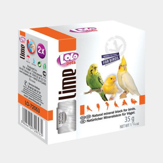 LoLo Pets Lime Mineral Натуральний мінеральний камінь для птахів