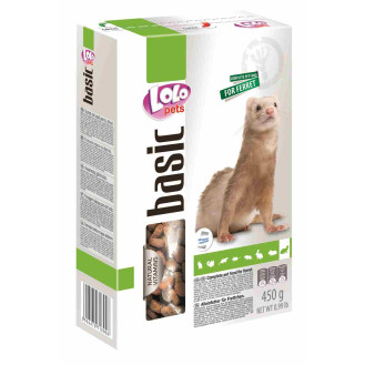 LoLo Pets Basic Ferret Повнораційний корм для тхора з натуральними вітамінами